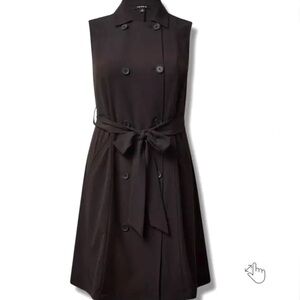 🆕🌺TORRID STUDIO Crepe Jersey Trench Vest🌺